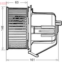 DENSO DEA07027 - Ventilador habitáculo