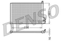 DENSO DCN10021 - Condensador, aire acondicionado