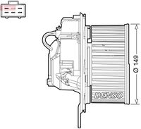 DENSO DEA32005 - Ventilador habitáculo
