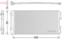 DENSO DCN23034 - Condensador, aire acondicionado