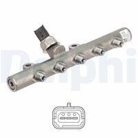 DELPHI 9144A221A-12B1 - Tubo distribuidor, combustible