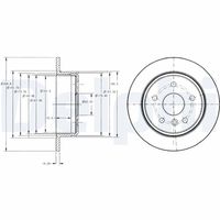 DELPHI BG3178 - Disco de freno