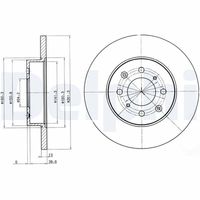 DELPHI BG3262 - Disco de freno