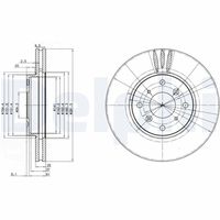 DELPHI BG3516 - Disco de freno