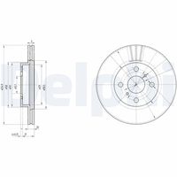 DELPHI BG3520 - Disco de freno