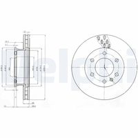 DELPHI BG4032C - Disco de freno