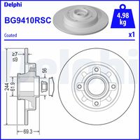 DELPHI BG9410RSC - Disco de freno