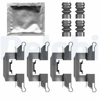 DELPHI LX0791 - Kit de accesorios, pastillas de frenos