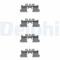 DELPHI LX0079 - Kit de accesorios, pastillas de frenos
