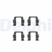 DELPHI LX0251 - Kit de accesorios, pastillas de frenos