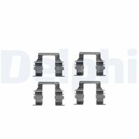 DELPHI LX0228 - Kit de accesorios, pastillas de frenos