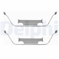 DELPHI LX0394 - Kit de accesorios, pastillas de frenos