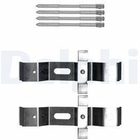 DELPHI LX0628 - Kit de accesorios, pastillas de frenos