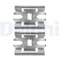 DELPHI LX0662 - Kit de accesorios, pastillas de frenos