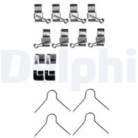 DELPHI LX0656 - Kit de accesorios, pastillas de frenos