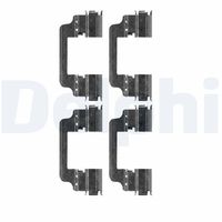 DELPHI LX0661 - Kit de accesorios, pastillas de frenos