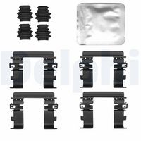 DELPHI LX0833 - Kit de accesorios, pastillas de frenos