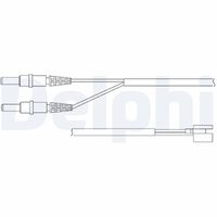 DELPHI LZ0147 - Contacto de aviso, desgaste de los frenos