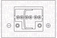 MAGNETI MARELLI 067300210005 - Batería de arranque
