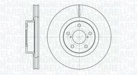 MAGNETI MARELLI 361302040348 - Disco de freno