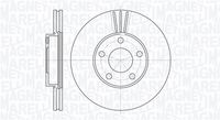 MAGNETI MARELLI 361302040380 - Disco de freno