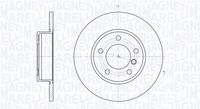 MAGNETI MARELLI 361302040664 - Disco de freno