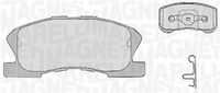 MAGNETI MARELLI 363916060209 - Juego de pastillas de freno