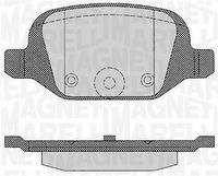 MAGNETI MARELLI 363916060216 - Juego de pastillas de freno