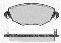 MAGNETI MARELLI 363916060266 - Juego de pastillas de freno