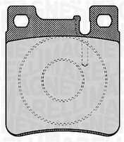 MAGNETI MARELLI 363916060303 - Juego de pastillas de freno