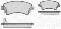 MAGNETI MARELLI 363916060408 - Juego de pastillas de freno