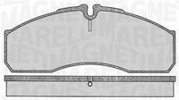 MAGNETI MARELLI 363916060480 - Juego de pastillas de freno
