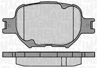 MAGNETI MARELLI 363916060493 - Juego de pastillas de freno