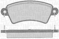 MAGNETI MARELLI 363916060537 - Juego de pastillas de freno
