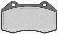 MAGNETI MARELLI 363916060590 - Juego de pastillas de freno