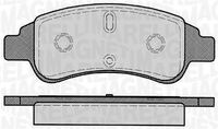 MAGNETI MARELLI 363916060170 - Juego de pastillas de freno