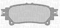 MAGNETI MARELLI 363916060636 - Juego de pastillas de freno