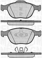 MAGNETI MARELLI 363916060256 - Juego de pastillas de freno
