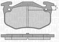 MAGNETI MARELLI 363916060790 - Juego de pastillas de freno