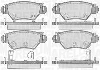 MAGNETI MARELLI 363916060357 - Juego de pastillas de freno