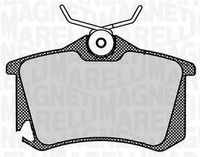 MAGNETI MARELLI 363916060444 - Juego de pastillas de freno
