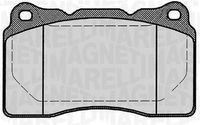 MAGNETI MARELLI 363916060499 - Juego de pastillas de freno