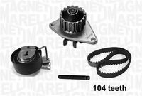 MAGNETI MARELLI 341405310002 - Bomba de agua + kit correa distribución