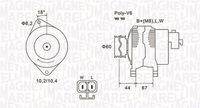 MAGNETI MARELLI 063731526010 - Alternador