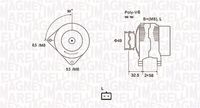 MAGNETI MARELLI 063731627010 - Alternador