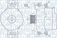 MAGNETI MARELLI 063731773010 - Alternador