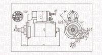 MAGNETI MARELLI 063720295010 - Motor de arranque