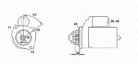 MAGNETI MARELLI 063280040010 - Motor de arranque