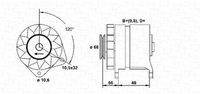 MAGNETI MARELLI 944321059010 - Alternador