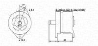 MAGNETI MARELLI 943355232010 - Alternador